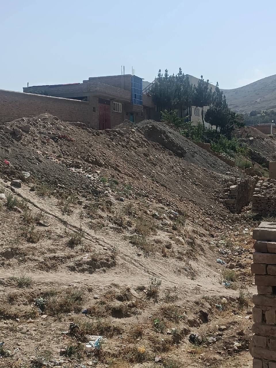 زمین فروشی مساحت ۵۰۰متر مربع کوتل خیرخانه، کابل
