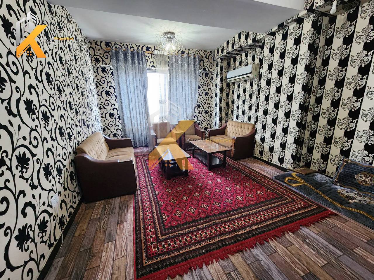 آپارتمان دو اطاقه فول فرنش کرایی، شهر نو_کابل