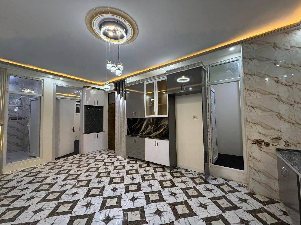 آپارتمان کرایی سه اطاقه تخت بام دار، ناحیه چهار _کابل