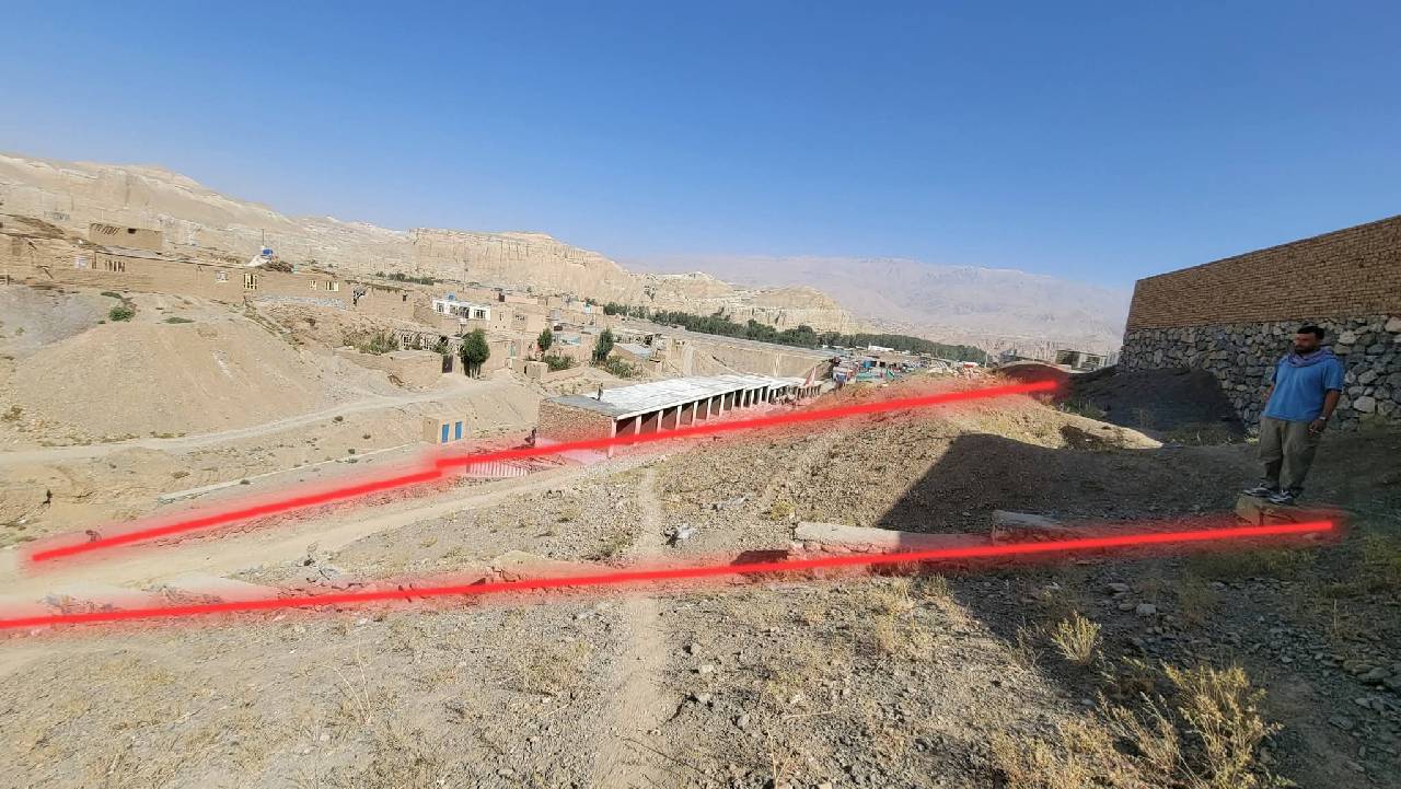 یک نمره زمین 300متر مربع فروشی _ولایت بامیان